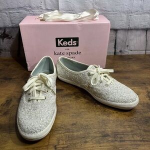 Keds Women's Champion Kate Spade Glitter Sneaker